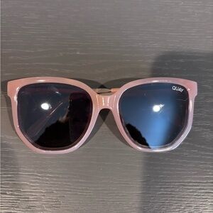 Quay Australia COFFEE RUN Pink Sunglasses